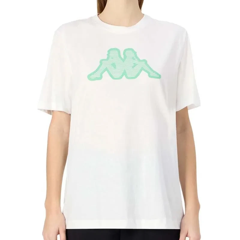 Машка маица Kappa со логото Giggio, бела