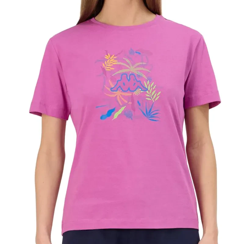 Женска маица Kappa со логото Gamino, розова