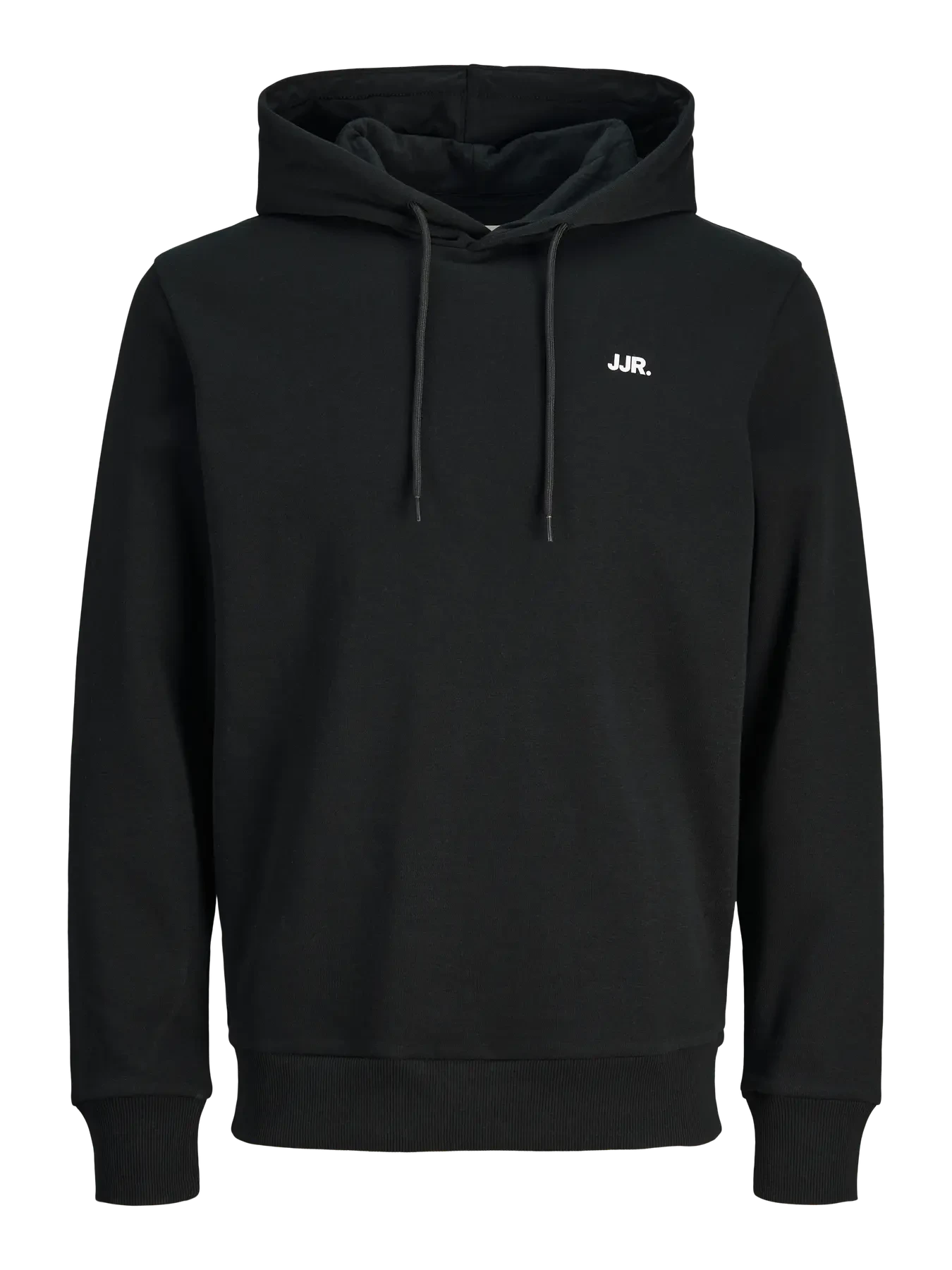 JJ Rebel Машки дуксер со качулка, црна