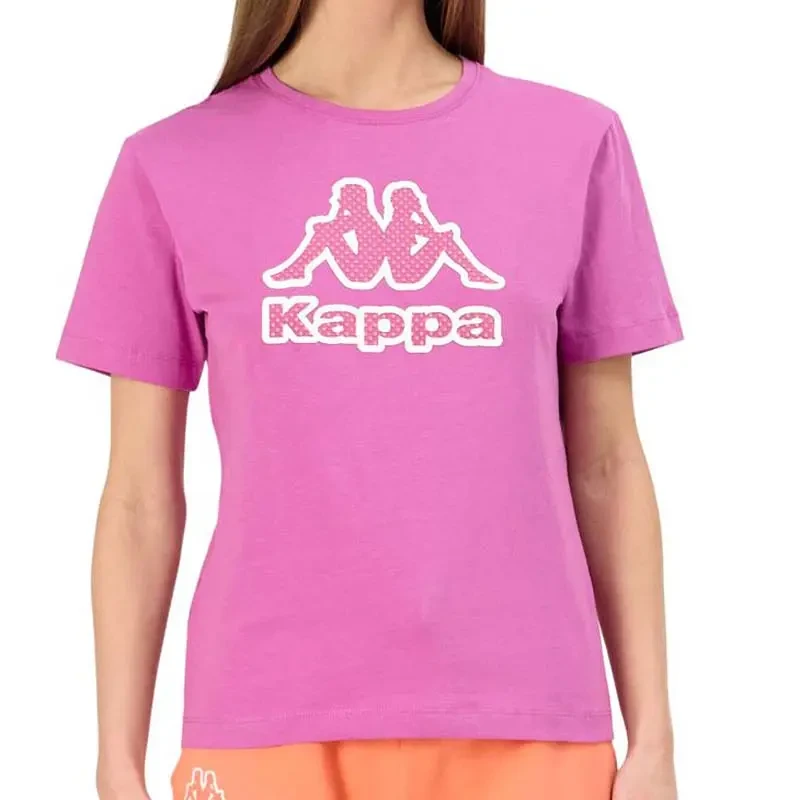 Лого за женска маичка Kappa Gioco, Pink