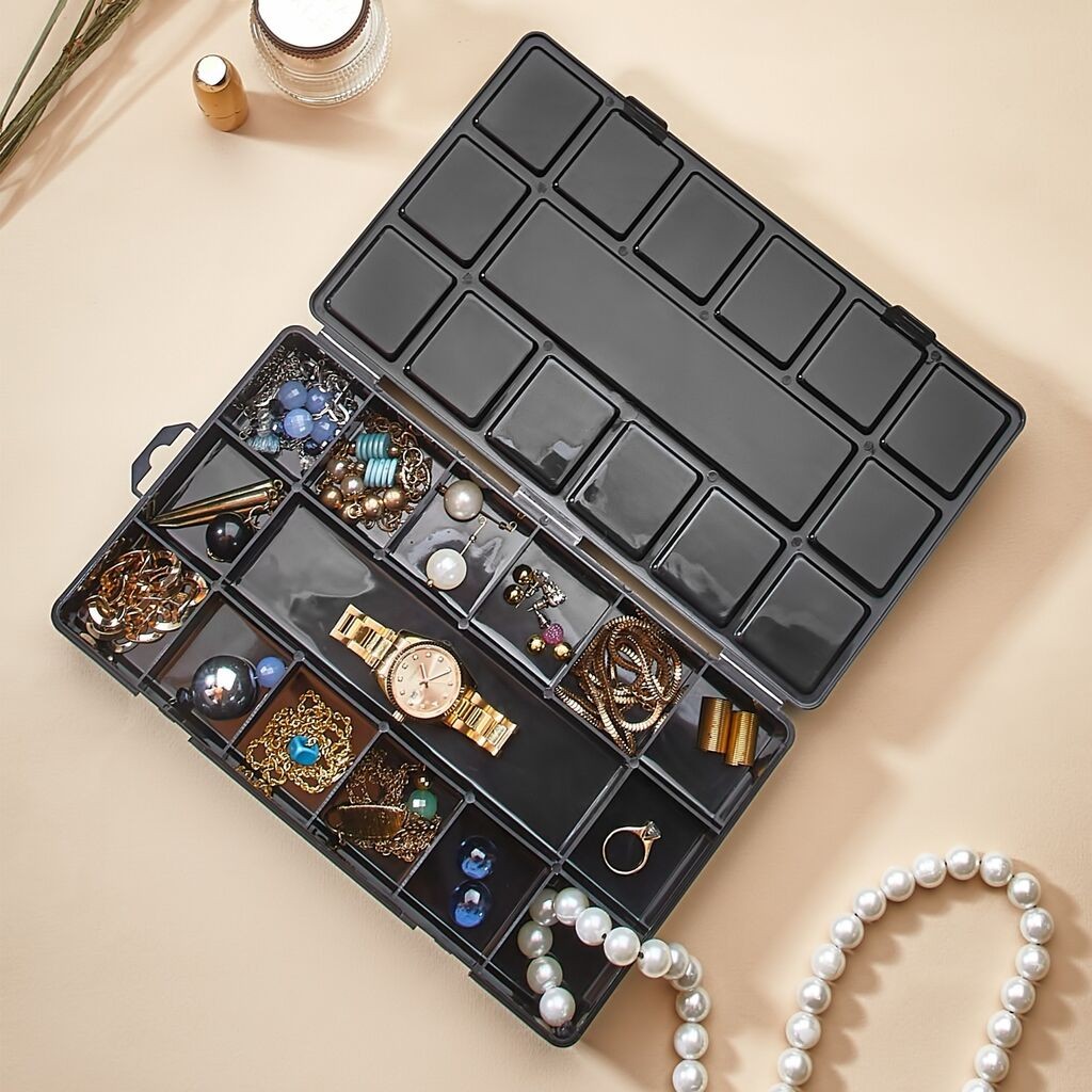 Кутија за накит Aberto Design ORG-2016, 26x15x3,5 см, бела