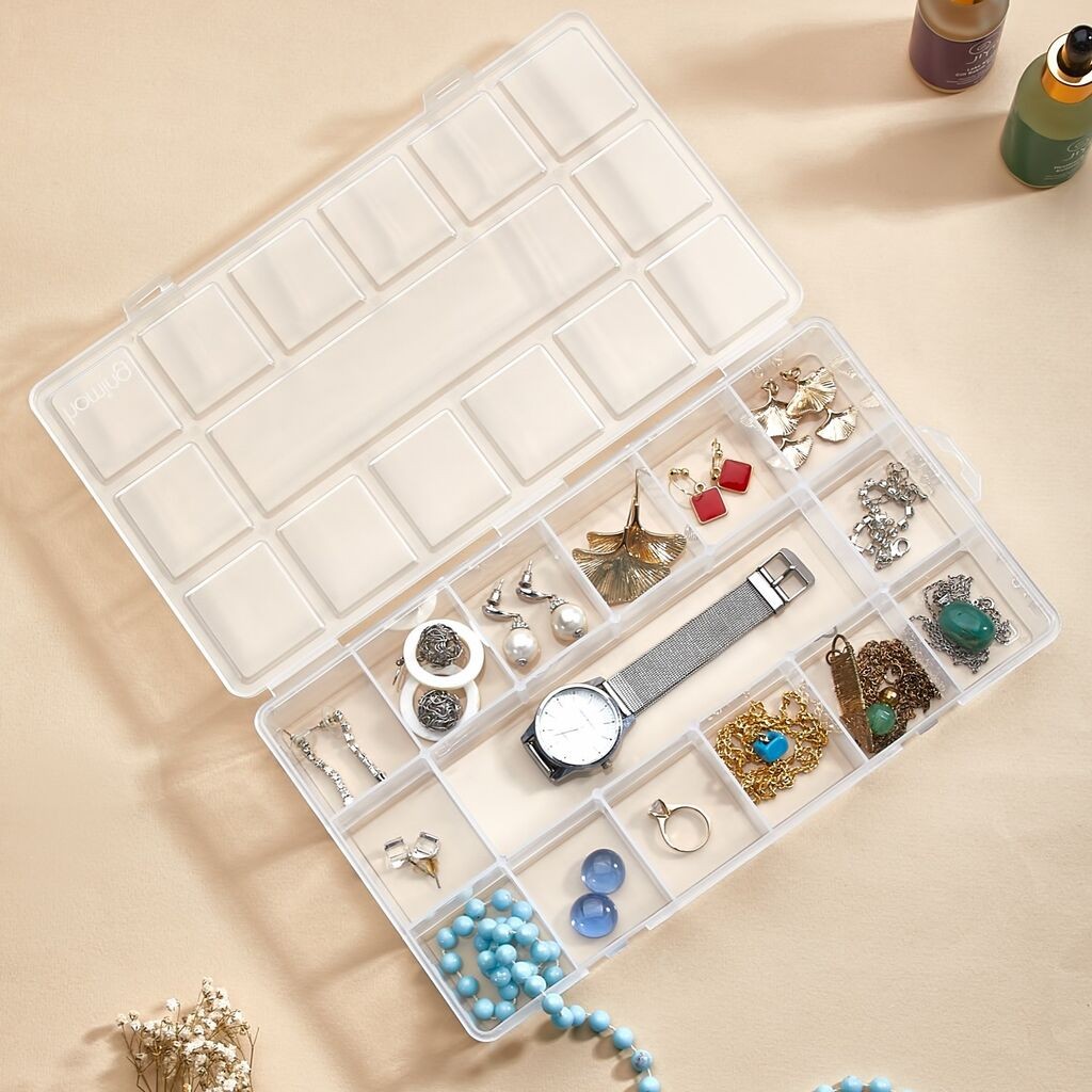 Кутија за накит Aberto Design ORG-2016, 26x15x3,5 см, бела