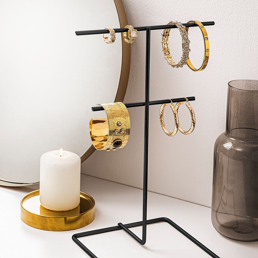 Држач за накит Aberto Design TK-004, 15x30 см, златна боја