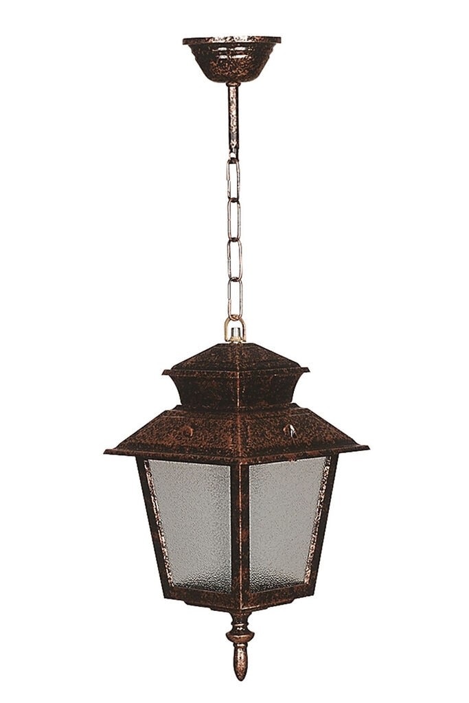 Надворешна светилка Opviq BFE-68213-BKR, 48 см, Висечка, IP65, E27, 60W, Кафеава