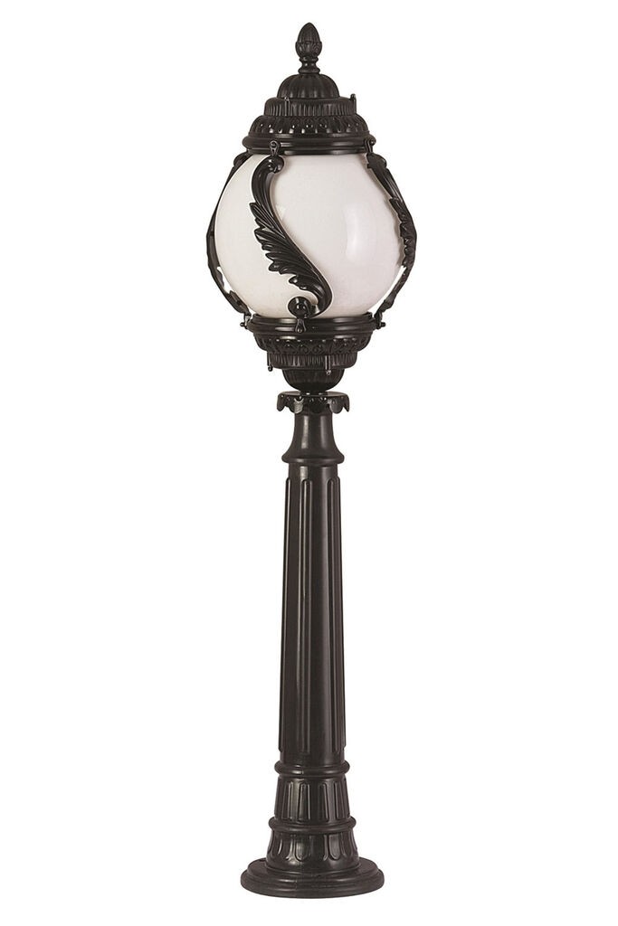 Надворешна светилка Opviq BSU-68182-BSY-M2-B, 110 см, Подна, IP65, ABS, E27, 60W, Црна