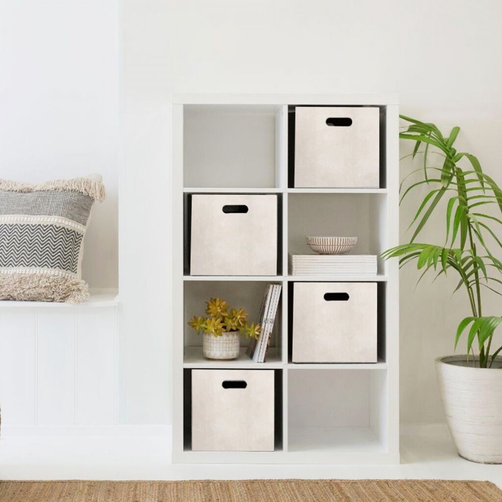 Комплет кутии за складирање Aberto Design HMY-6357, 4 парчиња, беж