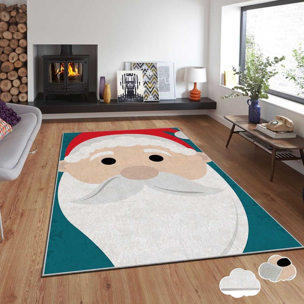 Тепих Conceptum Hypnose со новогодишни мотиви Asr-Crpt-51, правоаголен, 80x140 см, шарен