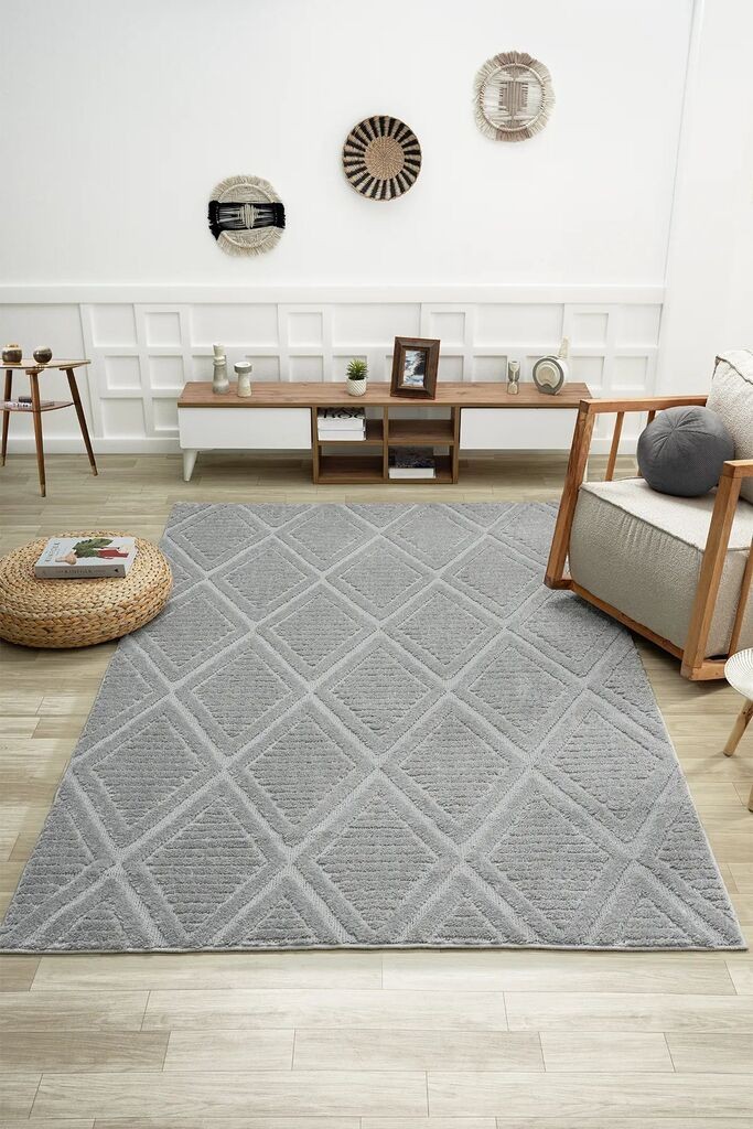 Conceptum Hypnose тепих 0742B, правоаголен, 60x110 cm, сив