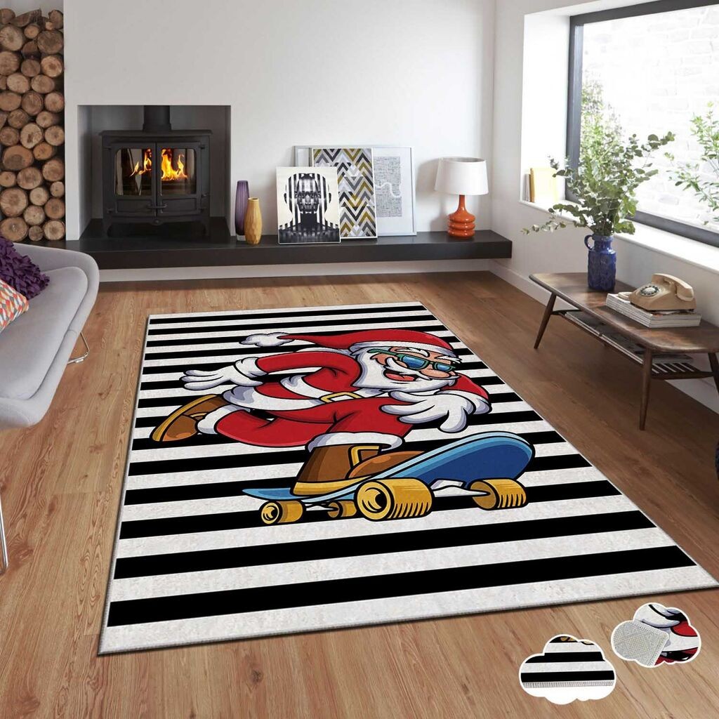 Тепих Conceptum Hypnose со новогодишни мотиви Asr-Crpt-46, правоаголен, 80x140 см, шарен