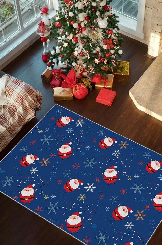 Тепих Conceptum Hypnose со новогодишни мотиви Chr_12, правоаголен, 80x140 см, шарен