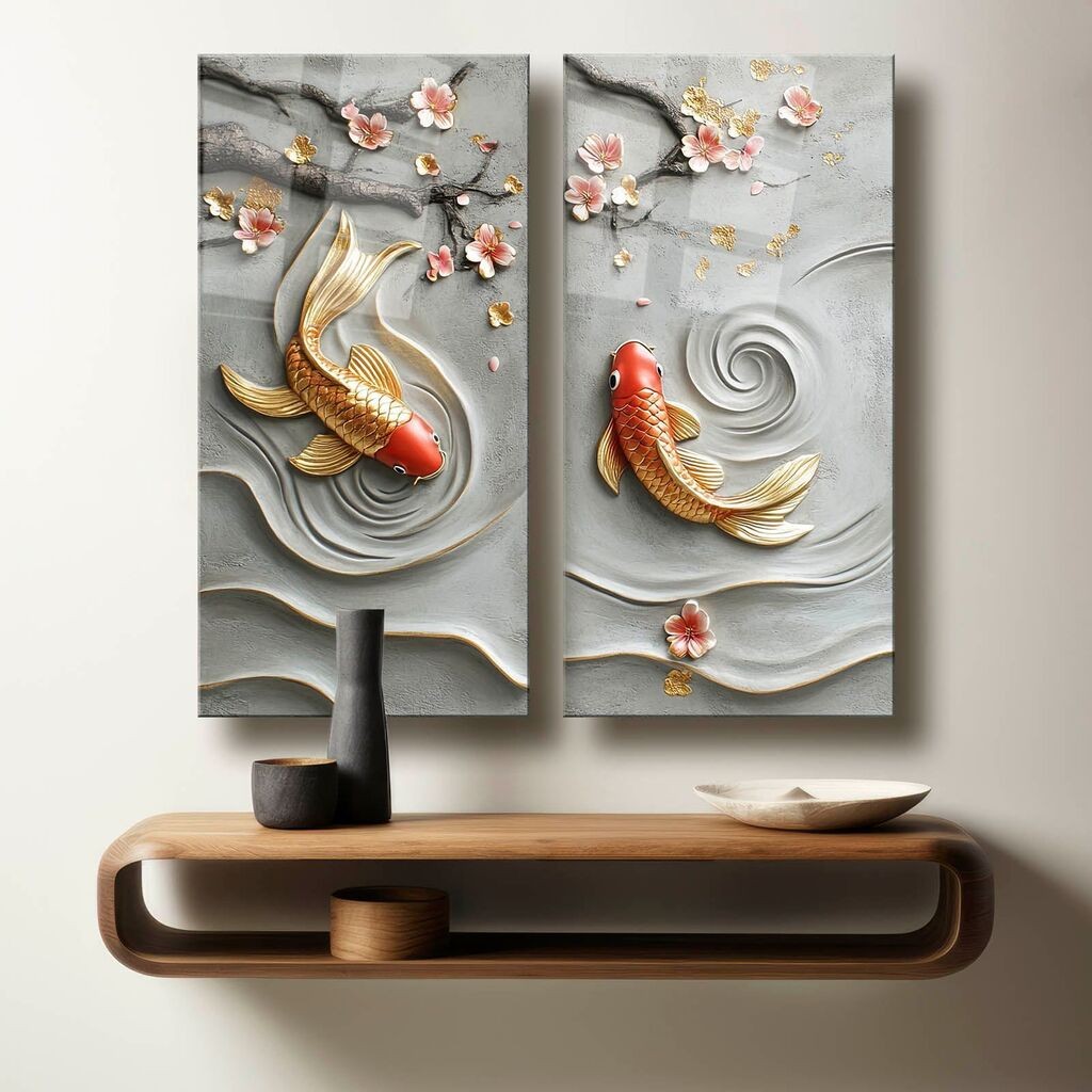 Wallity Слика со LED Осветлување 4570DACT-3, 45x70 cm