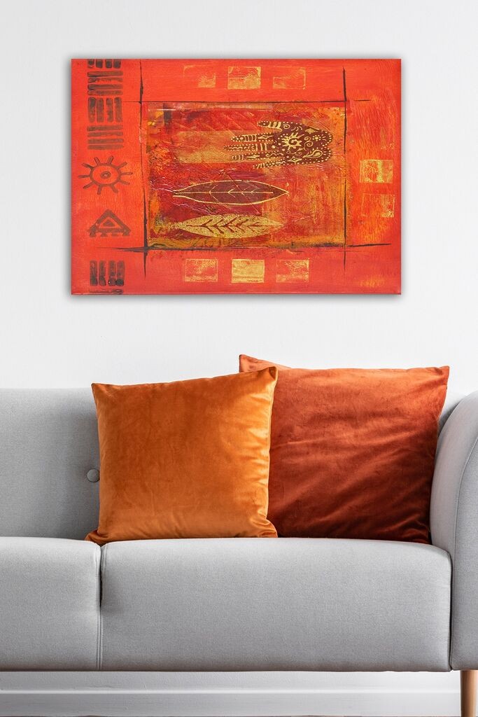 Wallity Слика со LED Осветлување 4040DACT-7, 40x40 cm