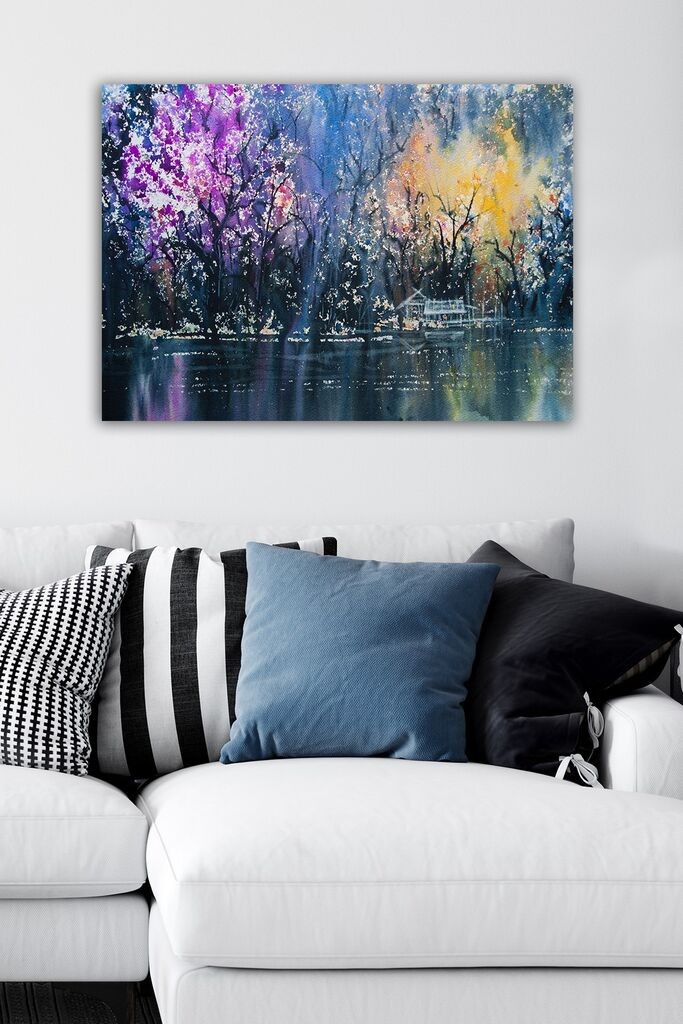 Wallity Слика со LED Осветлување 4040DACT-50, 40x40 cm