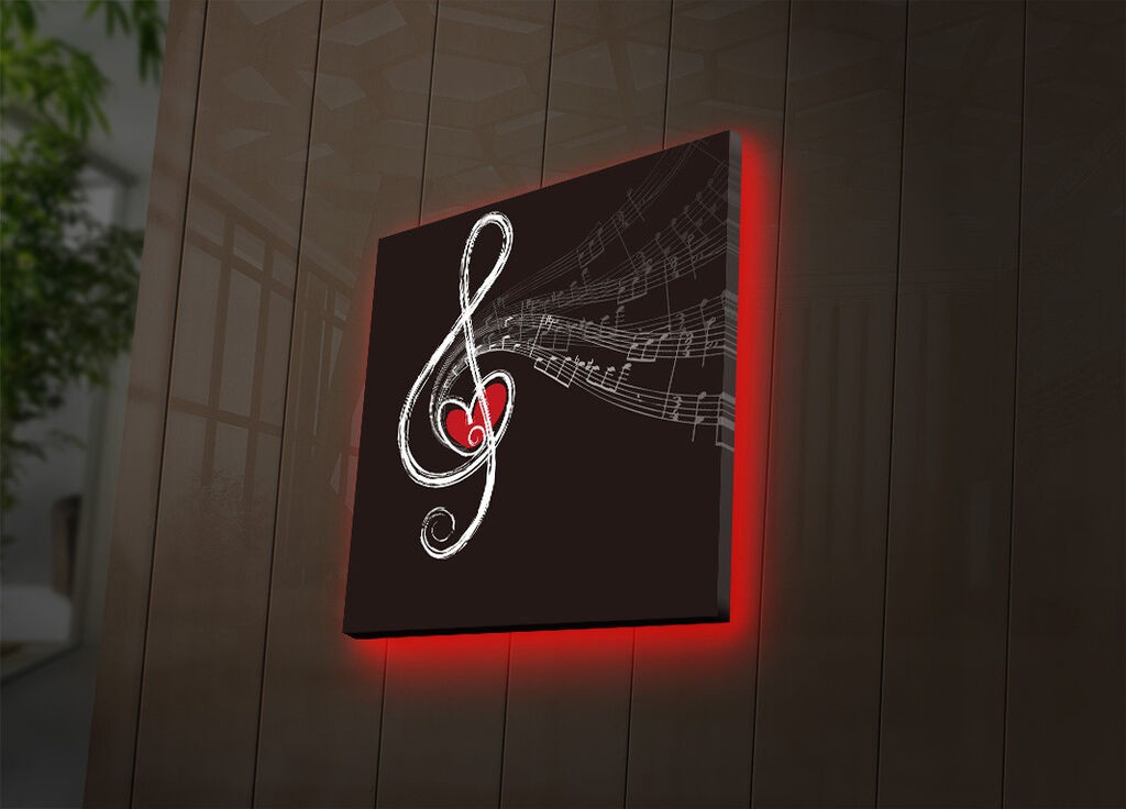 Wallity Слика со LED Осветлување 4040IACT-55, 40x40 cm