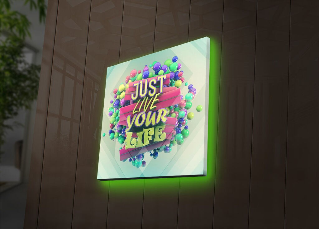 Wallity Слика со LED Осветлување 4040IACT-50, 40x40 cm