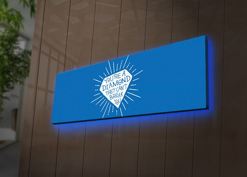 Wallity Слика со LED Осветлување 4570DHDACT-011, 45x70 cm