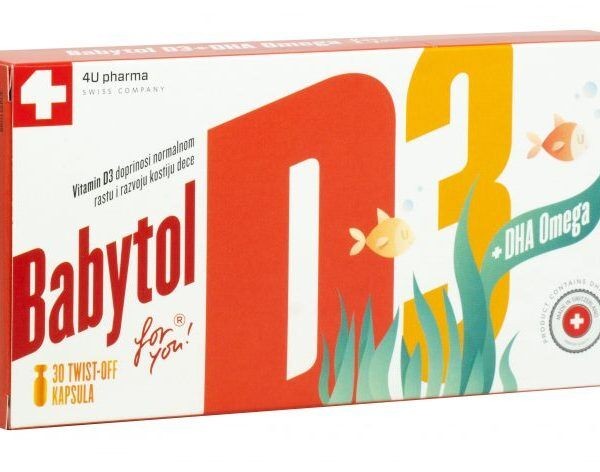 Babytol D3+Omega Капсули 30 капсули