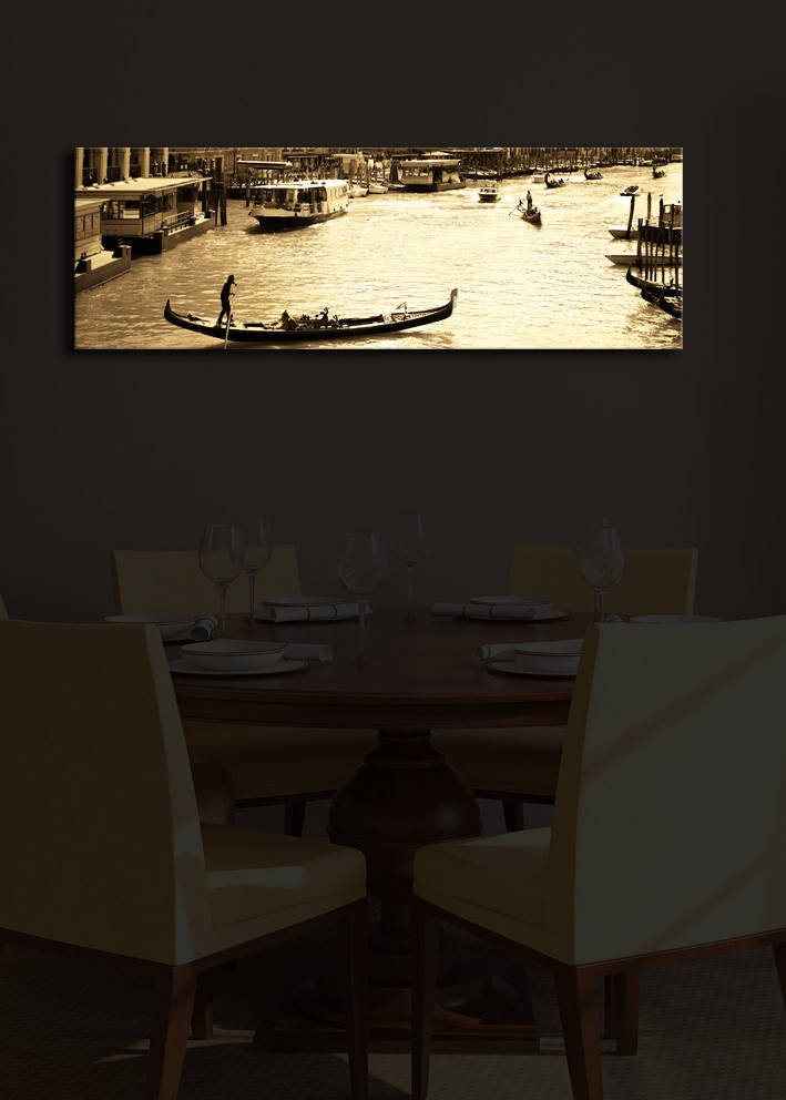 Wallity Слика со LED Осветлување 4570DHDACT-078, 45x70 cm