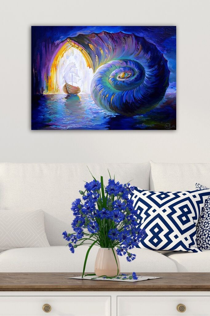 Wallity Слика со LED Осветлување 4570DHDACT-100, 45x70 cm