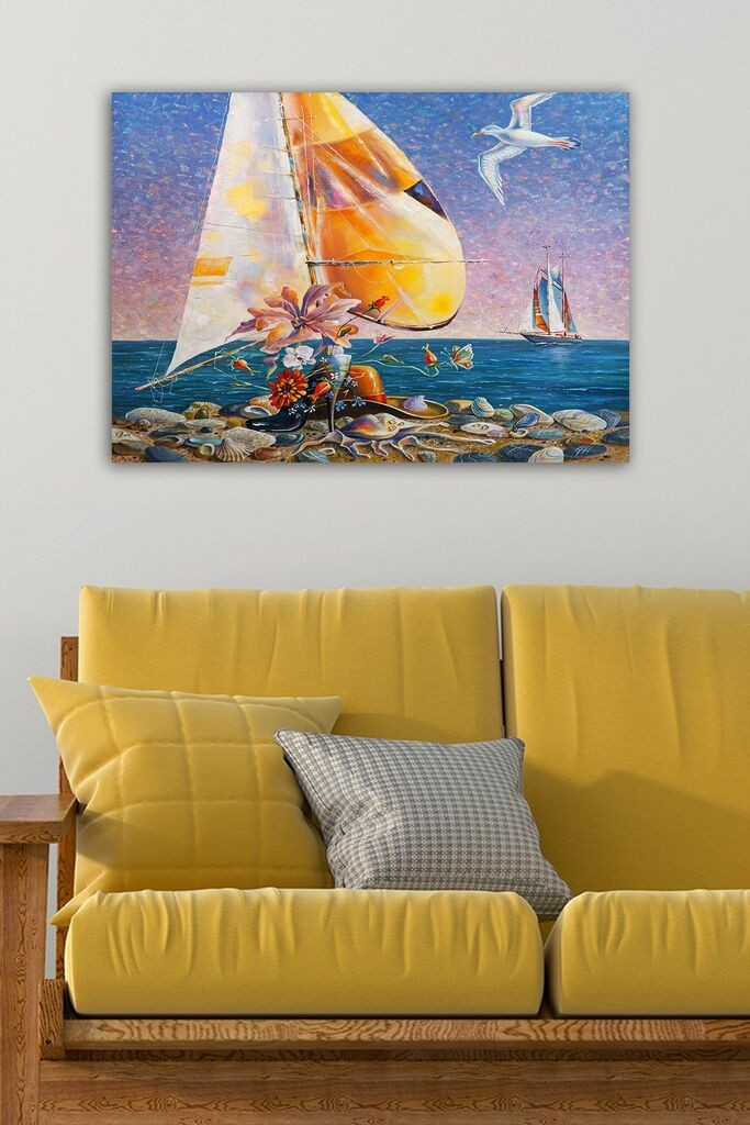 Wallity Сет Слики со LED Осветлување 3PATIACT-23, 3 Дела