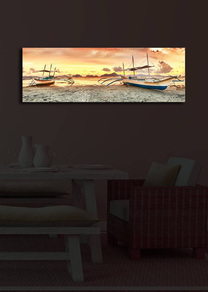 Wallity Слика со LED Осветлување 4570DHDACT-027, 45x70 cm