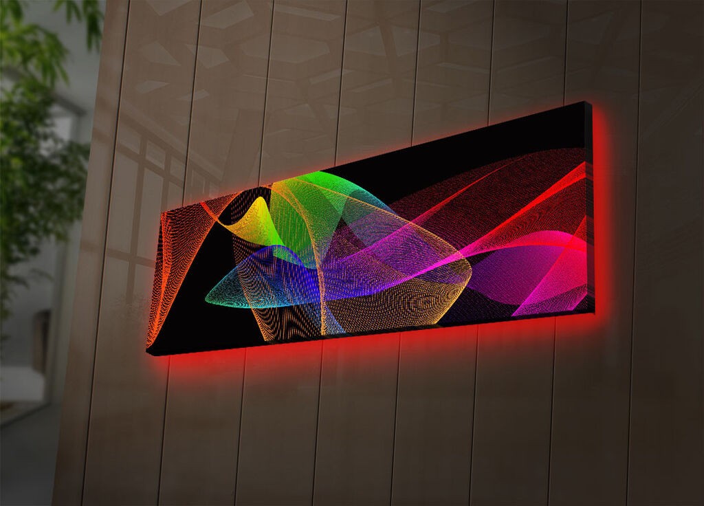 Wallity Слика со LED Осветлување 4570DHDACT-001, 45x70 cm