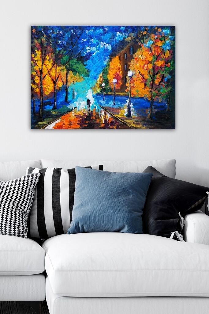 Wallity Сет Слики со LED Осветлување 3PATIACT-4, 3 Дела