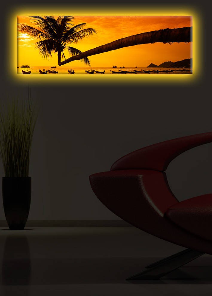 Wallity Слика со LED Осветлување 4570DACT-66, 45x70 cm