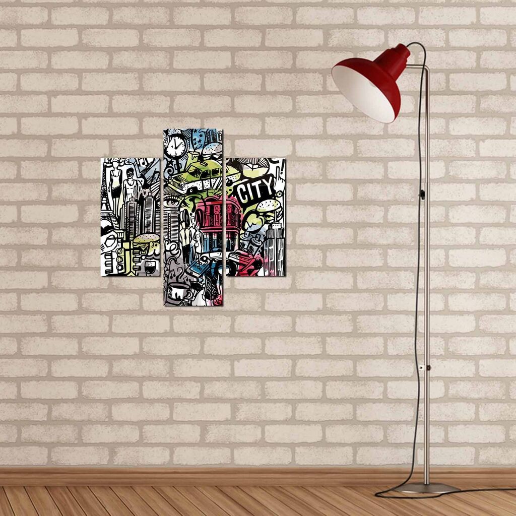 Wallity Сет Слики 5ABSMDF-30, 5 Делови