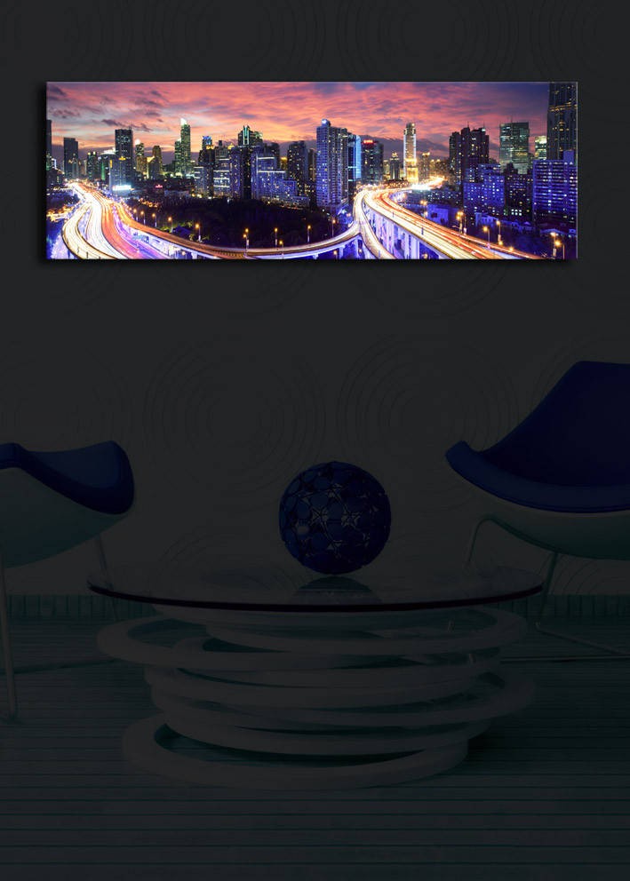 Wallity Слика со LED Осветлување 4570DHDACT-032, 45x70 cm