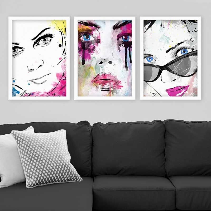 Wallity Слика со LED Осветлување 4570KTLGDACT - 006, 45x70 cm