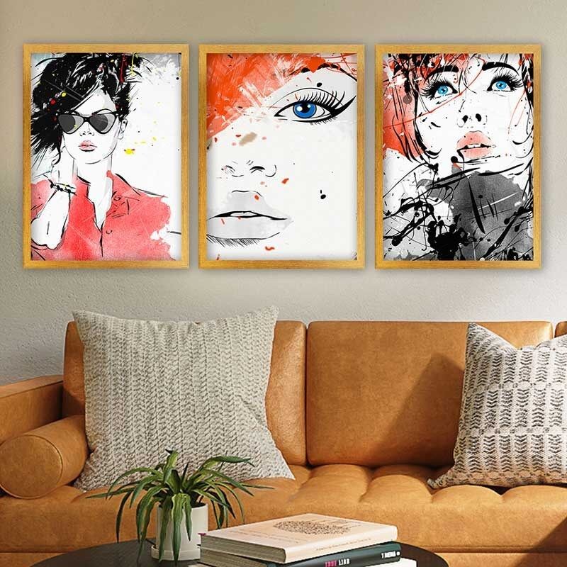 Wallity Слика со LED Осветлување 4570DHDACT-154, 45x70 cm