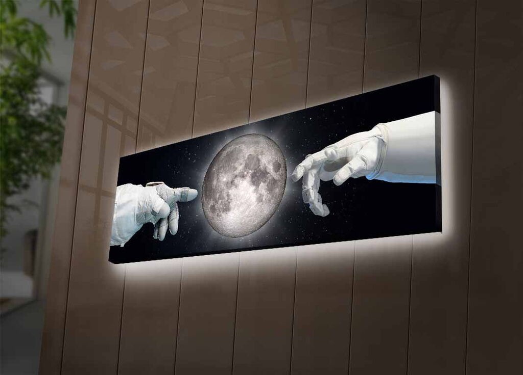 Wallity Слика со LED Осветлување 4570DHDACT-090, 45x70 cm