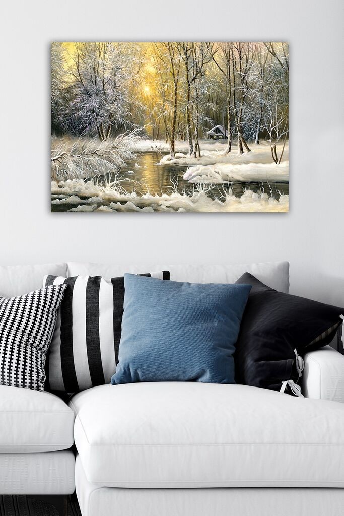 Wallity Слика со LED Осветлување 4040DACT-51, 40x40 cm