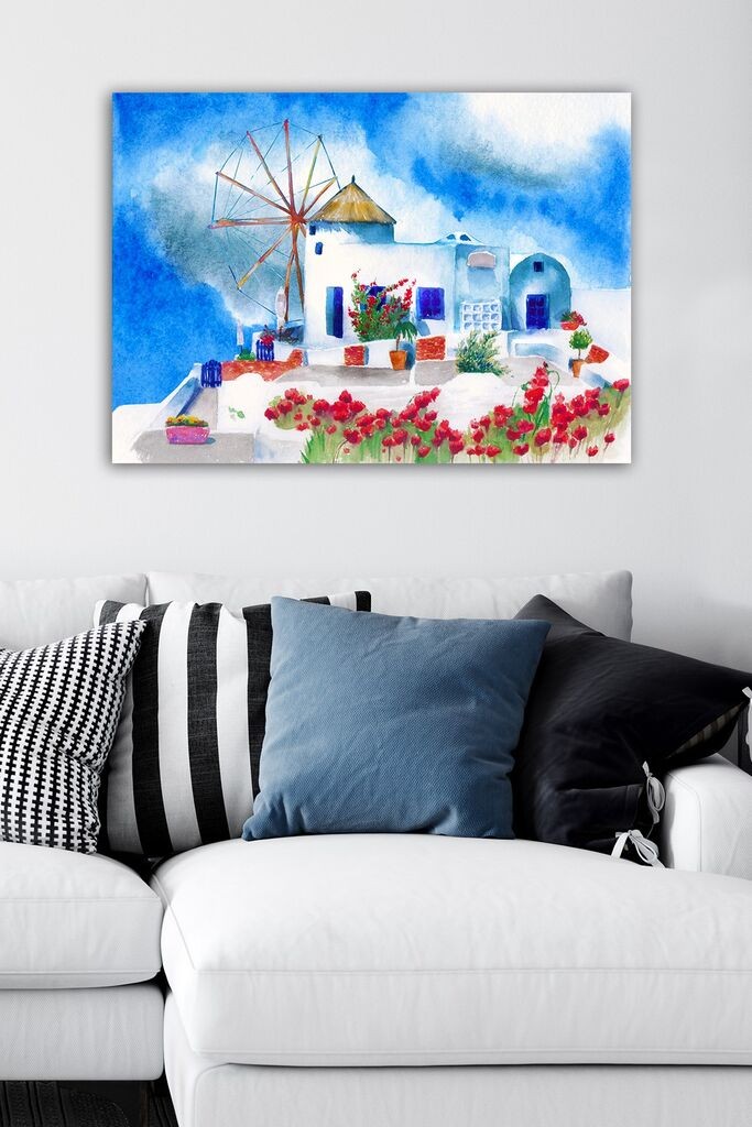 Wallity Сет Слики со LED Осветлување 3PATIACT-19, 3 Дела