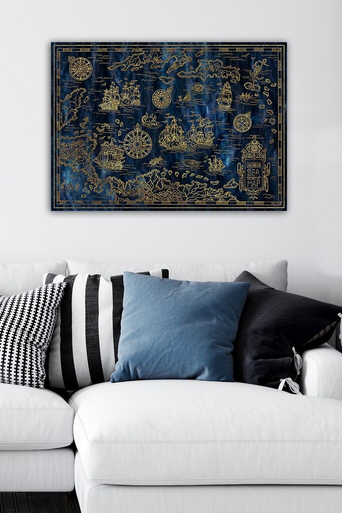 Wallity Сет Слики со LED Осветлување 3PATDACT-15, 3 Дела