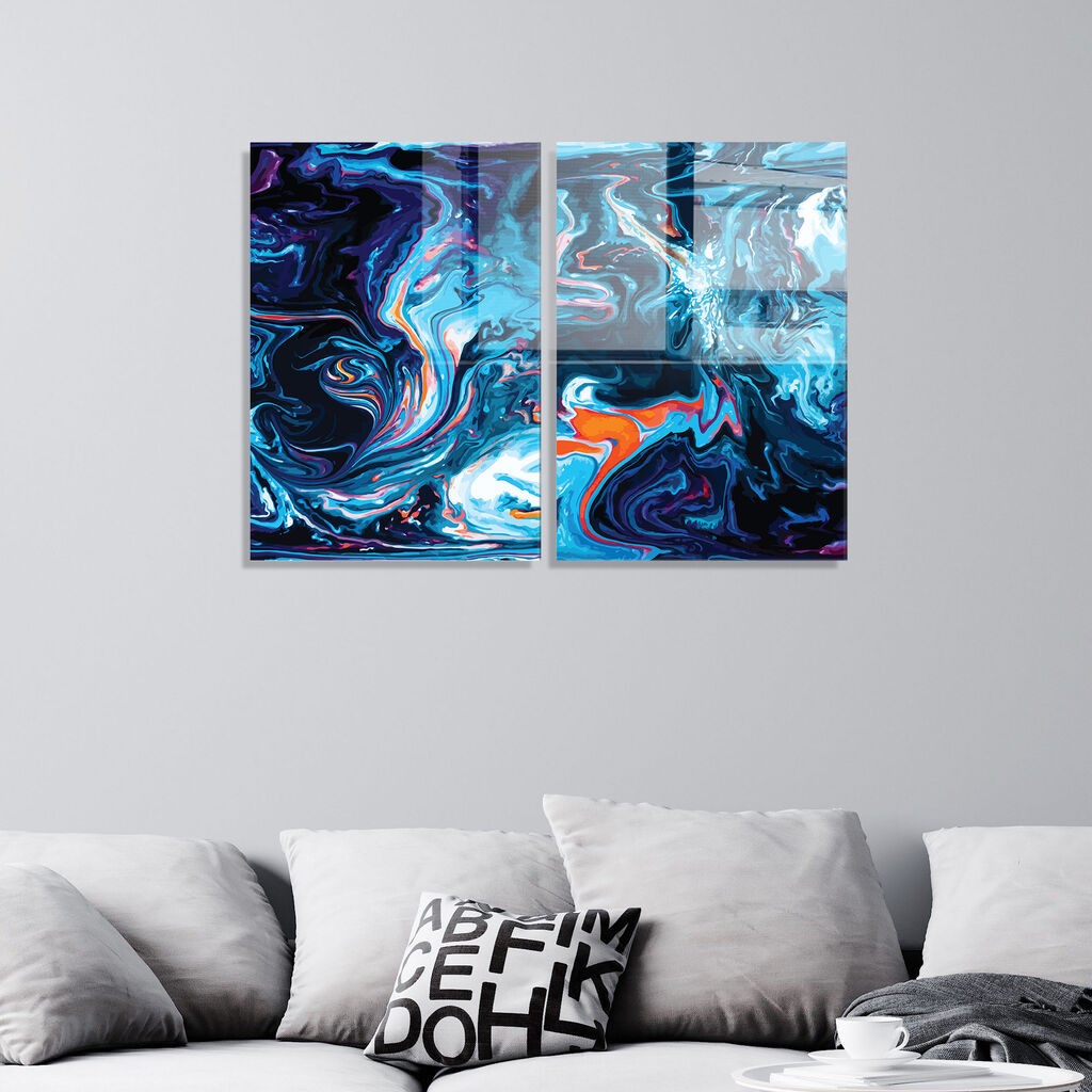 Wallity Слика со LED Осветлување 4040DACT-11, 40x40 cm