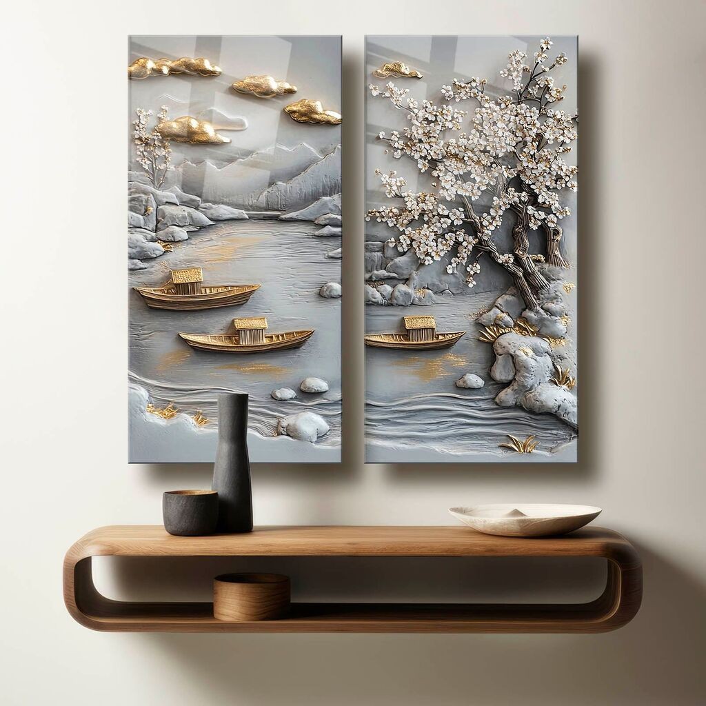 Wallity Слика со LED Осветлување 4570DACT-29, 45x70 cm