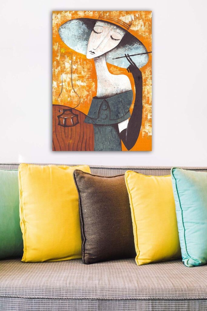 Wallity Слика со LED Осветлување 4040DACT-37, 40x40 cm