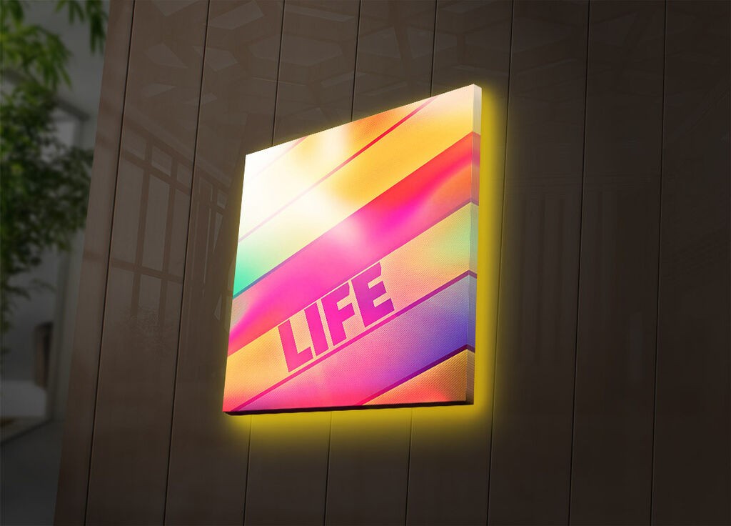 Wallity Слика со LED Осветлување 4040IACT-51, 40x40 cm