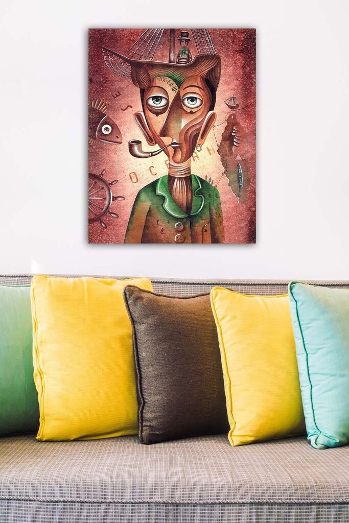 Wallity Слика со LED Осветлување 4570DHDACT-109, 45x70 cm