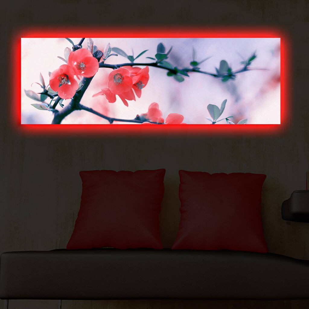 Wallity Слика со LED Осветлување 4570DACTBURN-004, 45x70 cm