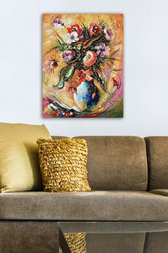 Wallity Сет Слики со LED Осветлување 3PATIACT-25, 3 Дела