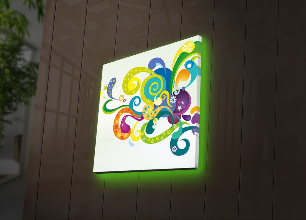 Wallity Слика со LED Осветлување 4040IACT-44, 40x40 cm