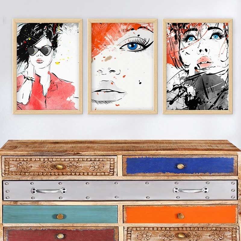 Wallity Сет Слики 5ABSMDF-89, 5 Делови