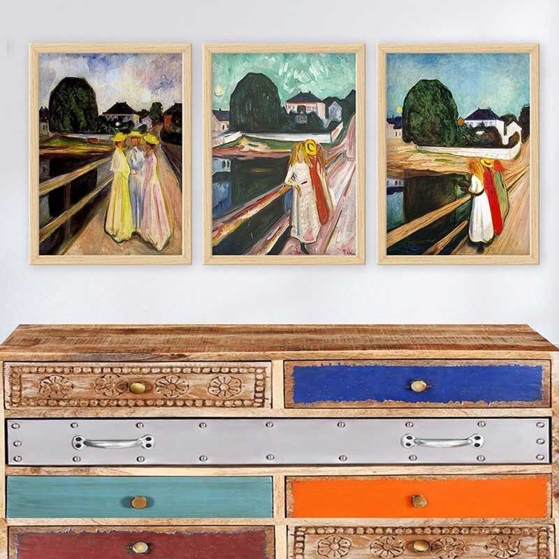 Wallity Сет Слики 5DMDF-17, 5 Делови