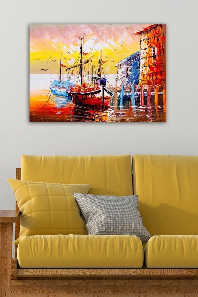 Wallity Слика со LED Осветлување 4570DHDACT-133, 45x70 cm