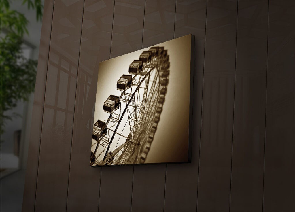 Wallity Слика со LED Осветлување 4570DACT-17, 45x70 cm