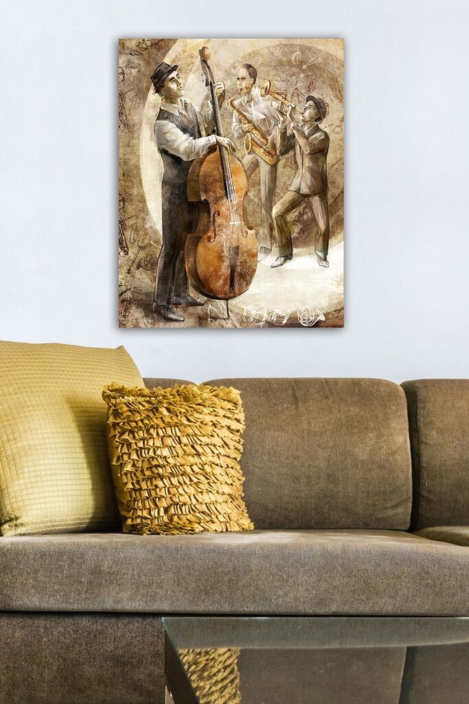 Wallity Сет Слики со LED Осветлување 3PATDACT-28, 3 Дела