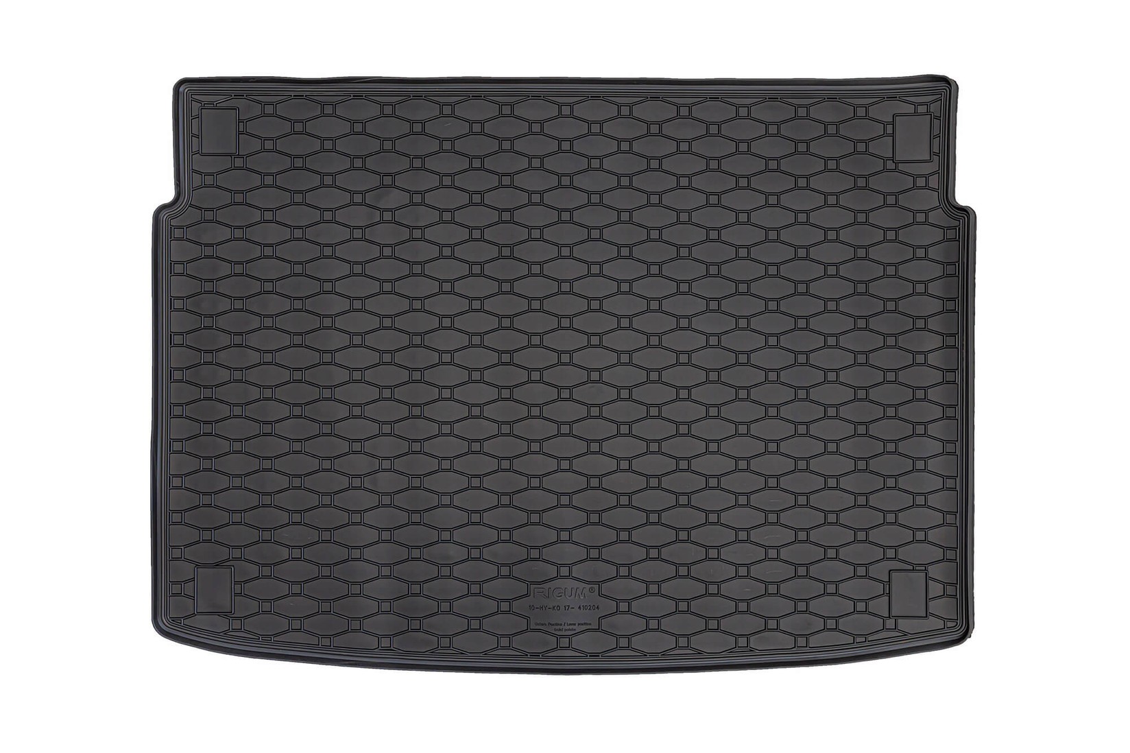 RIGUM Гумена Патосница за багажник за Hyundai Kona по 2017 г., во  долна положба на багажникот